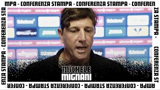 VERONA  CESENA 12 Intervista post partita  Mister Mignani [upl. by Airelav68]