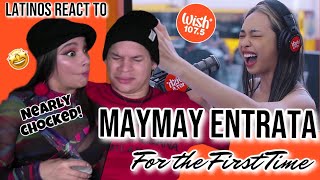 Waleska amp Efra react to Maymay Entrata for the first time 🤩  quotAmakabogeraquot LIVE on Wish 1075 Bus [upl. by Alakim485]