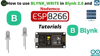 EP20  How to use BLYNKWRITE in Blynk 20 and Nodemcu  NodeMCU Tutorial  Tech For Fun [upl. by Raimes]