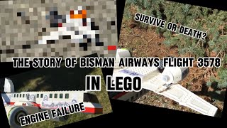 Bisman Airways Flight 3578 Fictional Crash In Lego [upl. by Baird]