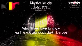 Loïc Nottet  quotRhythm Insidequot Belgium  Instrumental version [upl. by Potash]