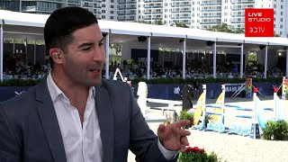 Michael Duffy Post Studio Interview  LGCT Grand Prix Miami Beach [upl. by Atirec43]