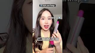 How to HIDE YOUR BANGS 😉 hairstyle hairstyletutorial koreanhairstyle hairhacks douyin [upl. by Dippold]