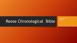 Day 29 or January 29th  Dramatized Chronological Daily Bible Reading [upl. by Barnabe]