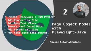 96 POM Framework  Part 3  Playwright with Python and Pytest  Page Object Model Design Pattern [upl. by Ragnar]