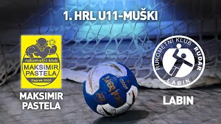 RK Maksimir Pastela vs RK Rudar Adria Oil  1 HRL U11Muški Završnica  Skupina C [upl. by Darell]