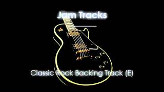 Rock Guitar Backing Track E [upl. by Dorweiler224]