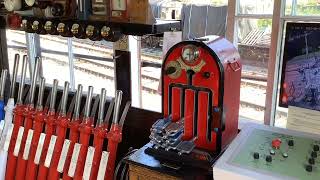 Minehead Signalbox and Seaward Way CCTV level crossing [upl. by Jadda]