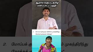 திருக்குறள் மனப்பாடப் பகுதி  ஆறாம் வகுப்பு தமிழ்  6th tamil  tnpsc tamil tnpsc tamil shorts [upl. by Mihe]