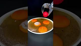 Ball experiment funny satisfying food sound egg cooking science asmrsounds experiment [upl. by Buatti]