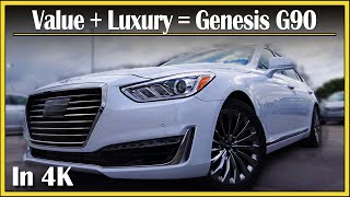 2017  2019 Genesis G90 Review  A Big ValuePacked Luxury Sedan  InDepth amp DETAILED  In 4k UHD [upl. by Peterus997]