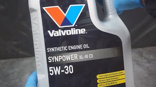 Valvoline SynPower XLIII 5W30 What does the original engine oil look like [upl. by Bremble]