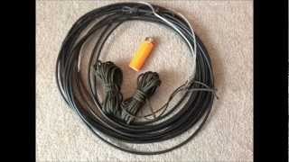 Bugout Bag VHF or UHF Coax Cable Antenna [upl. by Kleinstein]