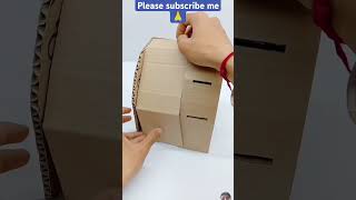 cardboard se ATM machine banaen Ghar per Aasan tarike se from cardboard please subscribe [upl. by Trix]