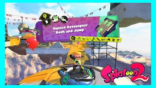 OCTO CANYON Sector 1 3  Sunset Octocopter  Dash and Jump  100 All Weapons  Splatoon 2 2017 [upl. by Yatnohs]