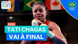 JOGOS PANAMERICANOS  TATI CHAGAS VAI À FINAL NO BOXE NA CATEGORIA ATÉ 54KG [upl. by Blandina697]