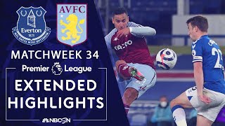 Everton v Aston Villa  PREMIER LEAGUE HIGHLIGHTS  5012021  NBC Sports [upl. by Anoj]