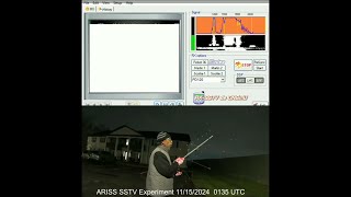 N4JAW ARISS SSTV Experiment decode from 11152024 at 0132 UTC over EM78ee [upl. by Roarke318]