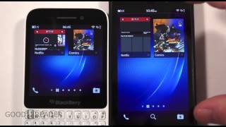 Blackberry Q5 vs Blackberry Z10 Comparison [upl. by Norraa]