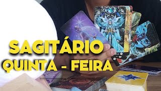 SAGITÁRIO ♐ TAROT DE HOJE QUINTA  FEIRA 11042024 [upl. by Nnyleitak201]