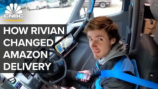 What It’s Like To Deliver For Amazon In New Rivian Vans [upl. by Orel]