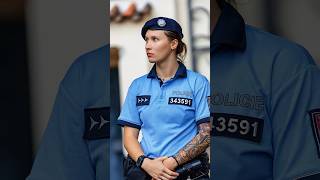 Arrest me please❤️beautiful policewoman From Czech Republic streetphotography [upl. by Emerald512]