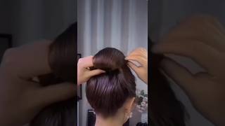 Hair style for short hair ✨🤍💓hairstylesforgirls girltherapy shortfeeds hairstyling shortvideo [upl. by Iramo551]