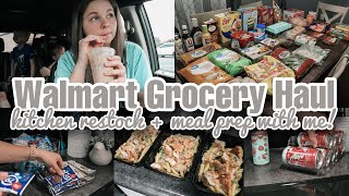 Weekly Walmart Grocery Haul  Kitchen Restock Meal Plan  Lunch Meal Prep  Dossier 2024 [upl. by Ibbie]