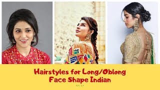 Hairstyles for LongOblongOval face shape Female Indian 2019Oblong face shape HairstylesKRI GA [upl. by Aikemit]