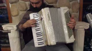 5408  Blond Frontalini Piano Accordion LM 41 120 699 [upl. by Amian]