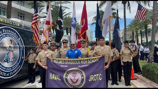 Braddock NJROTC Veterans Day Parade 20242025 [upl. by Anyar]