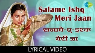 Salam e Ishq with lyrics  सलाम ए इश्क़ गाने के बोल  Muqaddar ka Sikandar  Rekha  Amitabh Bachchan [upl. by Eissalc]