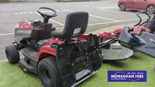 How to insert a mulch Plug into a Castelgarden Ride on Mower [upl. by Anna-Maria]