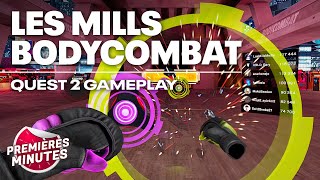 Les Mills Bodycombat  Gameplay Oculus  Meta Quest 2 [upl. by Ecirad]