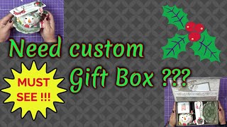 Tea Cup and tea custom gift box  Fulldetailed tutorial [upl. by Phene]