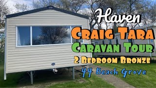 Haven Craig Tara  2 Bedroom Bronze Caravan Tour  April 2024 [upl. by Aisatan313]