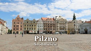 Pilzno  zabytkowe centrum miasta Plzeň  Vnitřní Město [upl. by Timmi216]