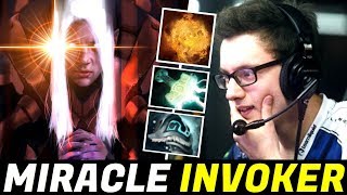 MIRACLE back to Exort Invoker — Mjollnir Build vs Cooman Dota 2 [upl. by Anehsak]