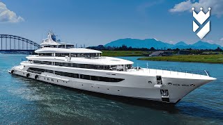 INSIDE OCEANCOS AWESOME 105 METER SUPERYACHT quotHquot [upl. by Albright601]