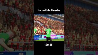 Unbelievable Header In SM25 😁 sm25 fm25 shorts [upl. by Laleb]