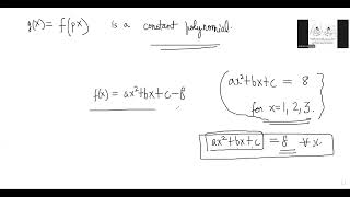 Class 3 More Polynomial Problems  ISICMI 2025 [upl. by Kared]