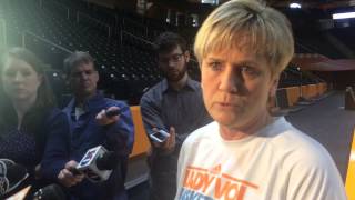 Holly Warlick previews SEC tournament [upl. by Toscano55]