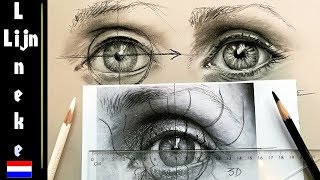 OOG Potlood tekening voor beginners [upl. by Odrude]