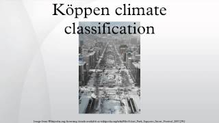 Köppen climate classification [upl. by Bradeord]