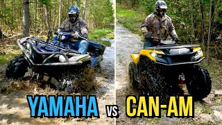 2023 Yamaha Grizzly 700 SE vs CanAm Outlander XT700  Old Grizzly Takes on New Outlander [upl. by Neram]