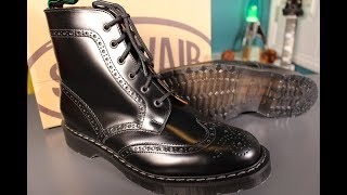 REVIEW SOLOVAIR HiShine 6 Eye Brogue Boot [upl. by Neelrak421]