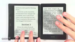 Amazon Kindle Oasis 2017 vs Kindle Voyage  Comparison [upl. by Assen]