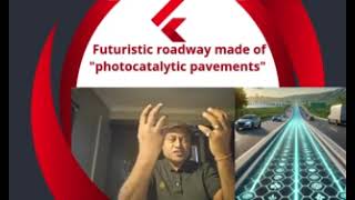 Futuristic roadway made of photocatalytic pavements BinayInnoivative [upl. by Yseulta]