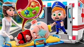 OUCH My Stomach Hurts  More Funny Kids Songs And Nursery Rhymes  PIB Little Song [upl. by Daveta668]