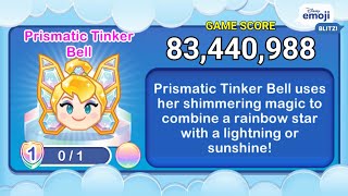 Disney Emoji Blitz PRISMATIC TINKERBELL L1  Peter Pan  Crystal  v66 [upl. by Eirbua]